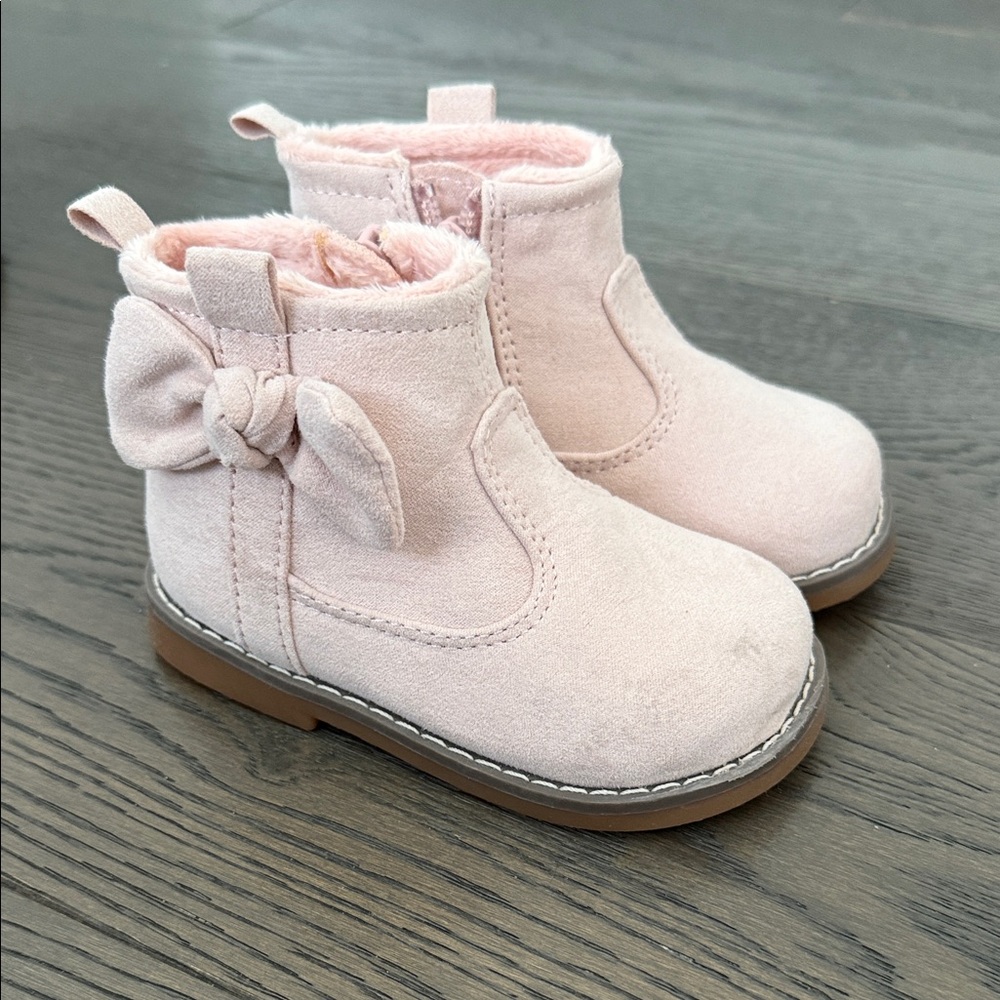 H&M Light Pink Kids Boots with Bow